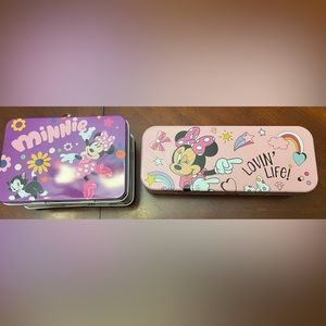 Bundle of Minnie Mouse mini lunch box & pencil box
